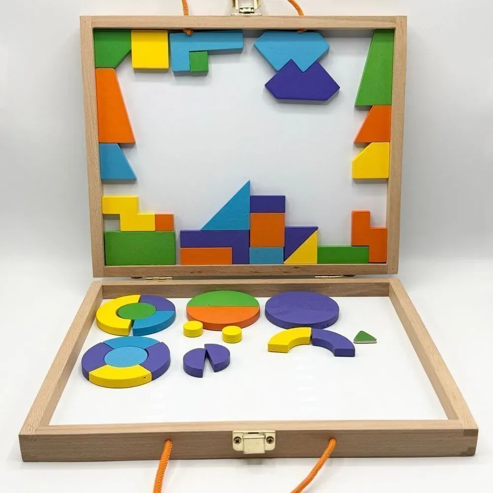 Mindware Imagination Magnets Complete Set Clean 42 Magnets, 10+ cards Plus Case